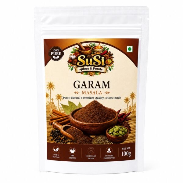 garam masala 100 gms frontside