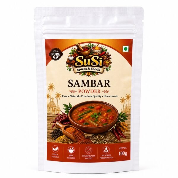 sambar powder 100 gms frontside